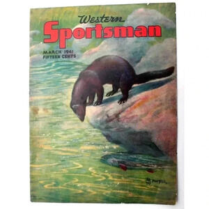 Vintage Western Sportsman MARCH 1941 - Hunting Outdoor Magazine